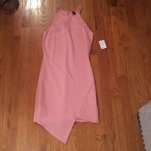 Pink Sleeveless Asymmetrical Dress- NEVER WORN!